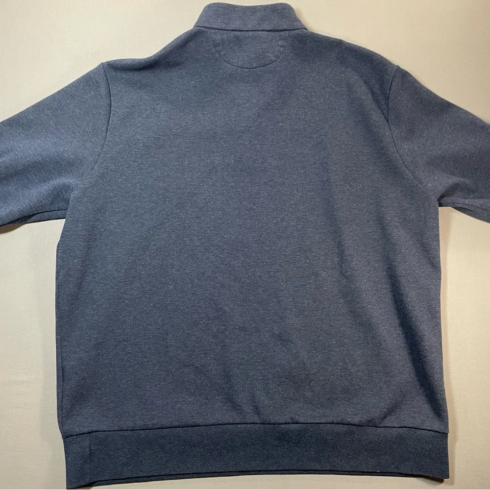 Polo Ralph Lauren Quarter Zip Cotton-Blend Pullover Sweater - Mens XXL
